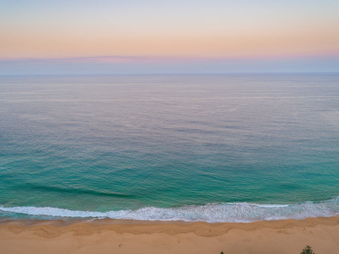 Top Down Aerial Of Sydney Beach