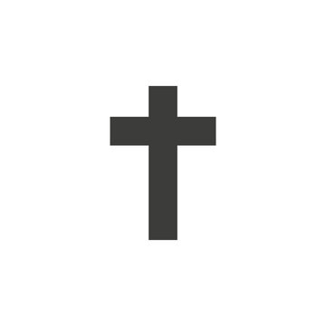 Religion Cross vector icon. filled flat sign for mobile concept and web design. Christian cross simple solid icon. Symbol, logo illustration. Pixel perfect vector graphics