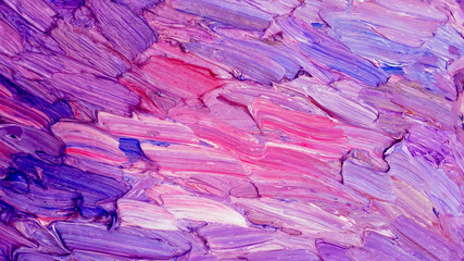 Abstract wallpaper of oil painting with brush strokes in cool colors. Oil painting on canvas. Brush strokes of paint. Color texture. Modern art. Contemporary art. Colorful canvas.