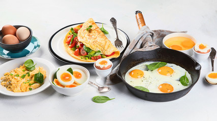 Cooked egg dishes