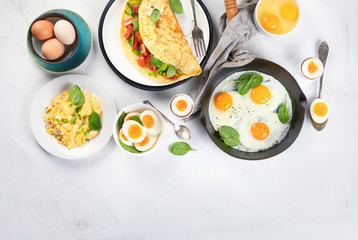 Cooked egg dishes