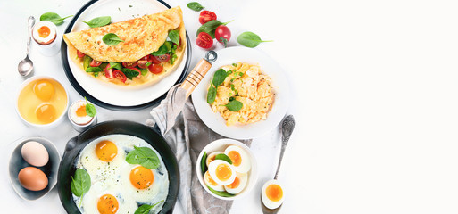 Cooked egg dishes
