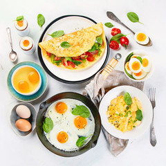 Cooked egg dishes