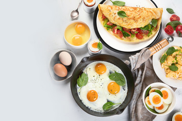 Cooked egg dishes