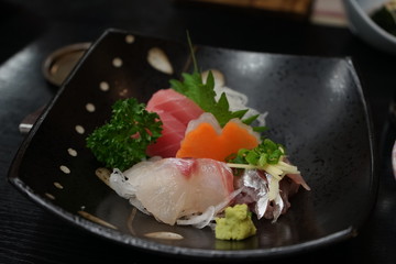 会席料理の刺身