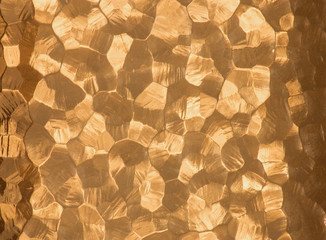 Structured gold glass background pattern