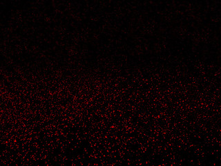 Fototapeta na wymiar Abstract red glitter light on black background. Concept for Galaxy, Celebration, Christmas, and New Year background.