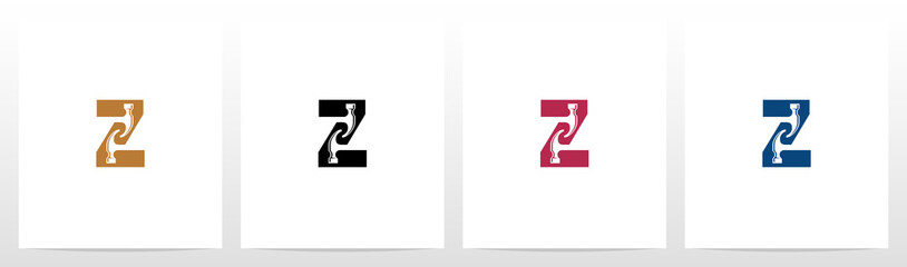 Hammer Tools On Letter Logo Design Z 