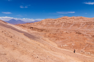 Valle de la Luna near San pedro de Atacama in Chile.