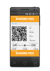Boarding pass mobile