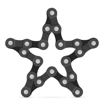 Bike chain star
