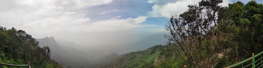 Paranomic view from hill top