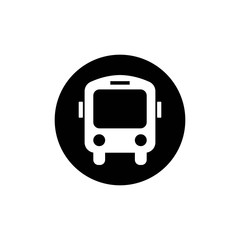 Bus logo design icon vector