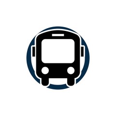 Bus logo design icon vector