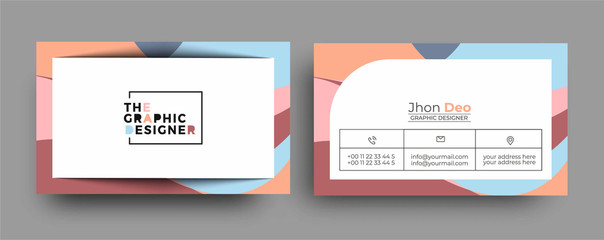Business Card - Creative and Clean Modern Business Card Template.
