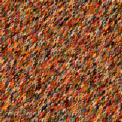 Pattern with random colored Circles Generative Art background illustration