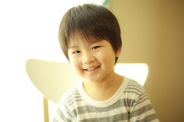 笑顔の男の子