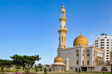 Fototapeta na wymiar Mosque in the Muscat