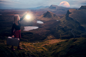 Magic Woman travels Scotland 