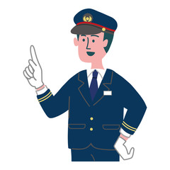 駅員　車掌　男性　提案