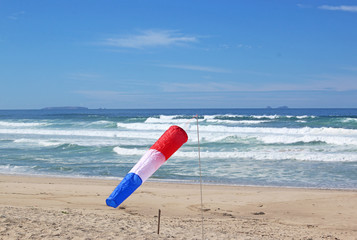 Wind Sock on the beach