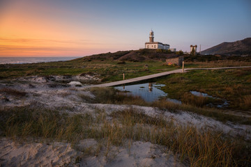 Lariño Lighthouse. Carnota, Galicia, Spain