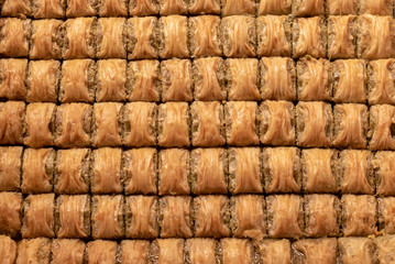 Turkish local sweets. Turkey is produced in Gaziantep.