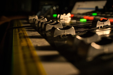 mixing console