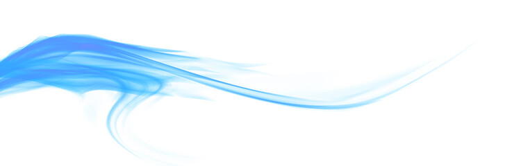 Weißer Banner Hintergrund in mit blauer Welle