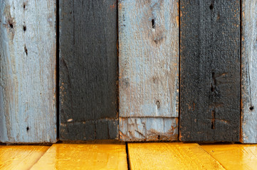 Old painted wood texture background.