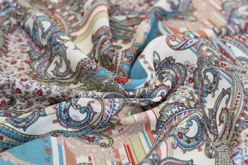 Obraz premium Multi-colored fabric as a background