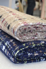 Fototapeta premium Multi-colored fabric as a background