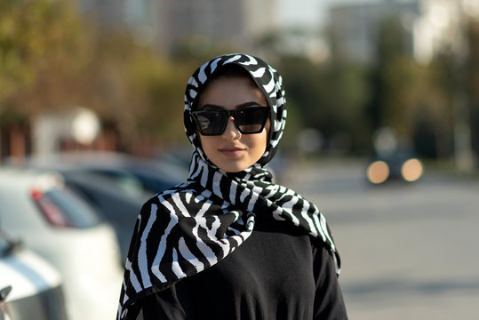 young muslim modern woman portrait	