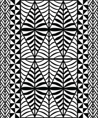 Pattern inspired by Tonga Islands traditional design elements.