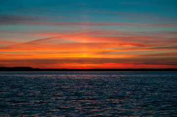 Sunset in the swedish archipelago