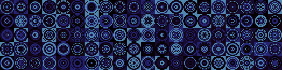 Pattern with random colored Circles Generative Art background illustration