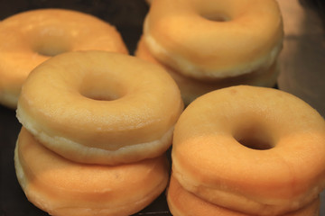 Sugar iced donuts