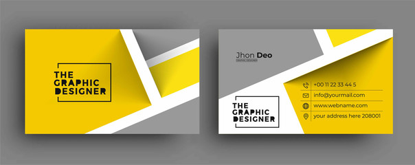 Business Card - Creative and Clean Modern Business Card Template.