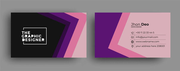 Business Card - Creative and Clean Modern Business Card Template.