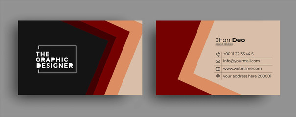 Business Card - Creative and Clean Modern Business Card Template.