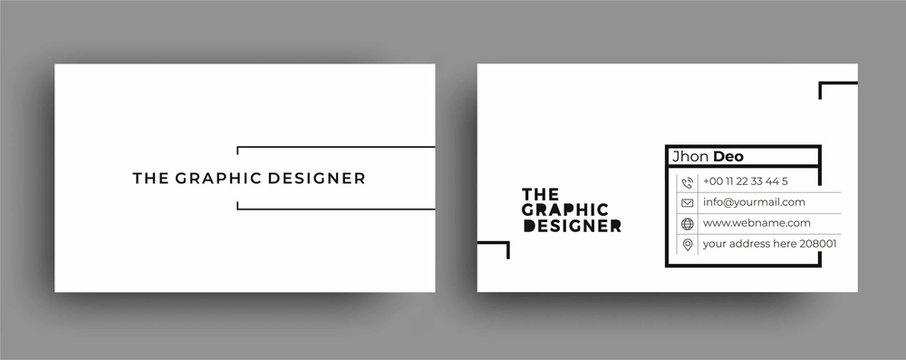 Business Card - Creative and Clean Modern Business Card Template.