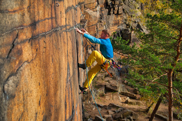 Kletterausflug in die Steinbrüche der Königshainer Berge