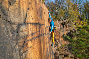 Kletterausflug in die Steinbrüche der Königshainer Berge
