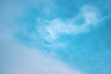 blue sky with white clouds