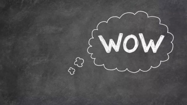 Gedankenblase Animation WOW