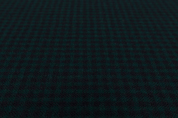 Closeup of tartan fabric with textile texture background