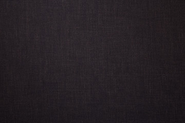 Overview of black fabric with textile texture background