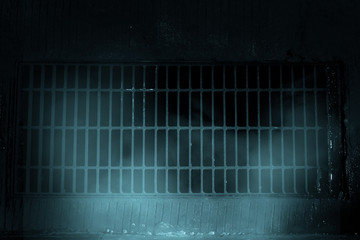 Tunnel Road under the bridge in Jakarta with a modern design