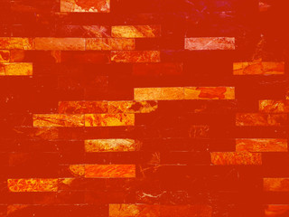 Red wall and concrete texture for pattern abstract background.