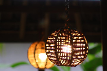 Close up photo of lamp cage
